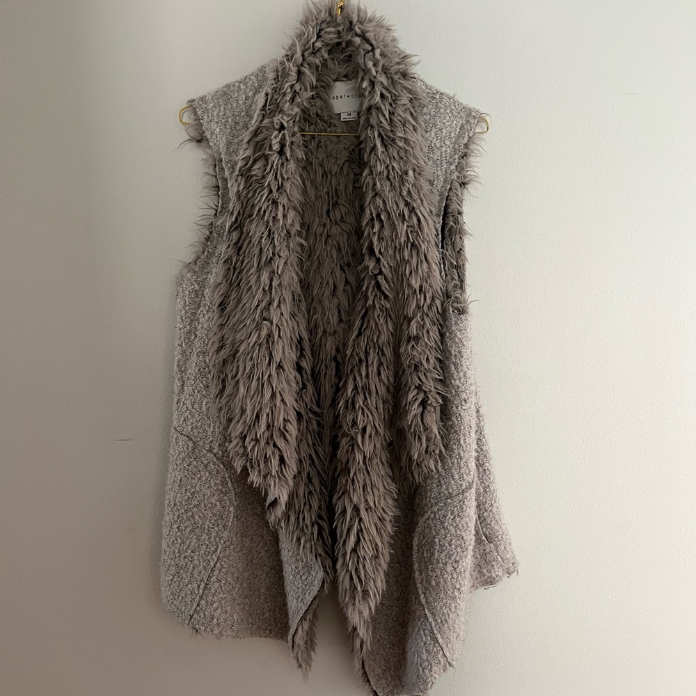Grey cardigan